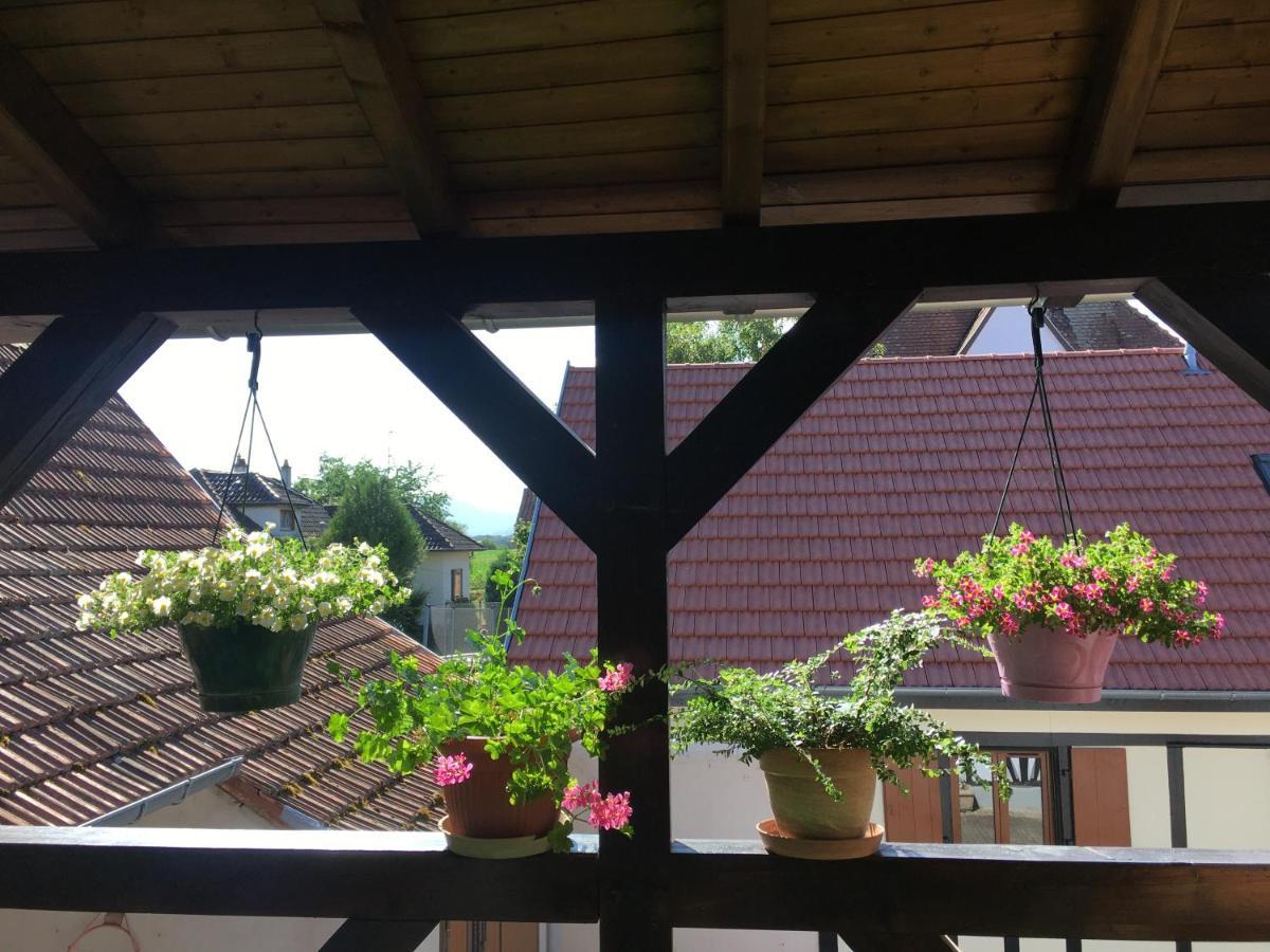 Ferienwohnung Bienvenue En Alsace Huttenheim Exterior foto